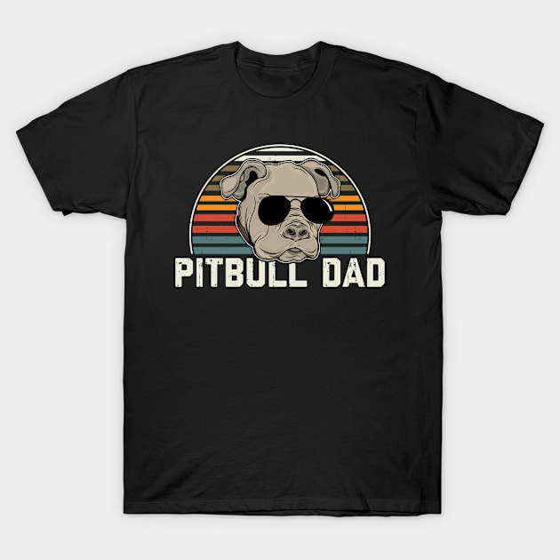 Pitbull Dad | Dog Owner American Pitbull Terrier T-Shirt by Streetwear KKS